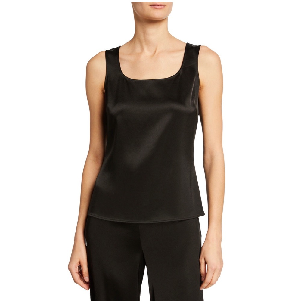 St. John Liquid Silk Sleeveless Blouse